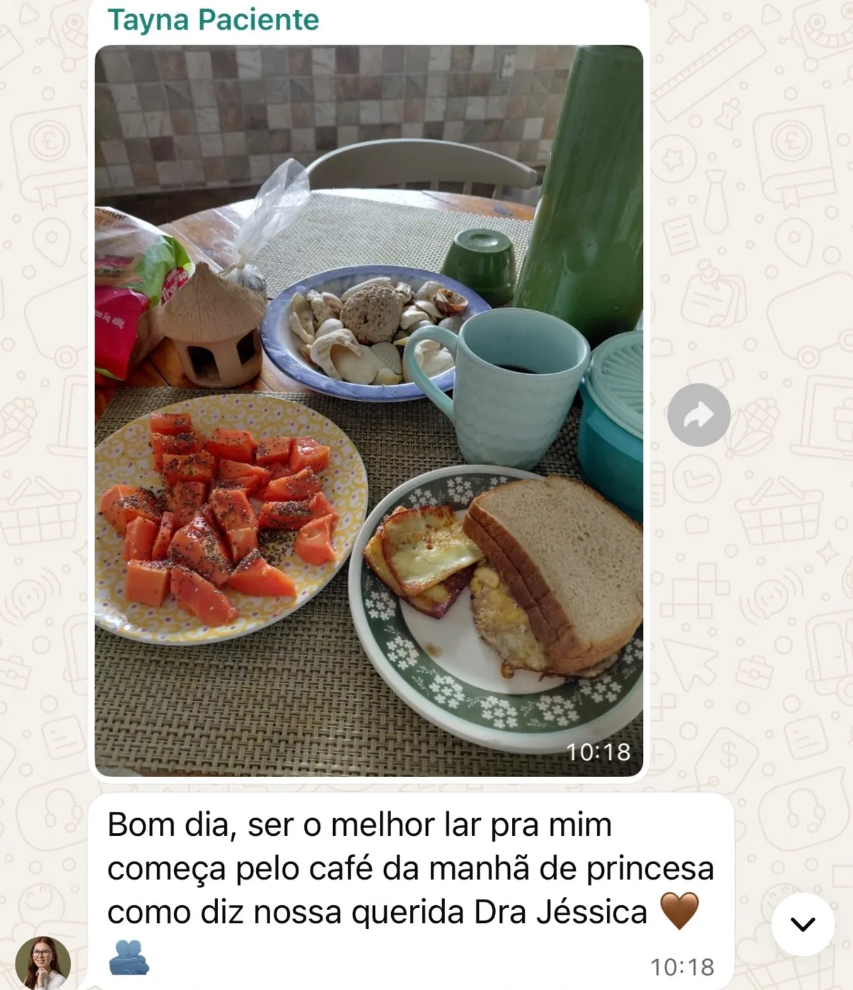 Depoimento de paciente 1